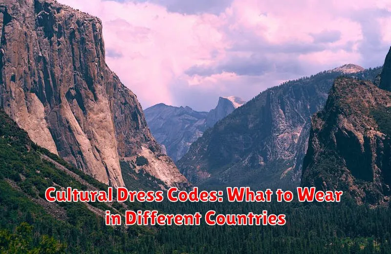 Cultural Dress Codes: What to Wear in Different Countries