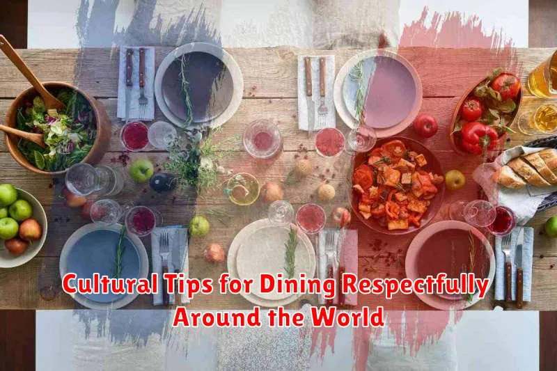 Cultural Tips for Dining Respectfully Around the World