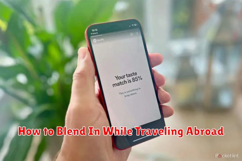 How to Blend In While Traveling Abroad