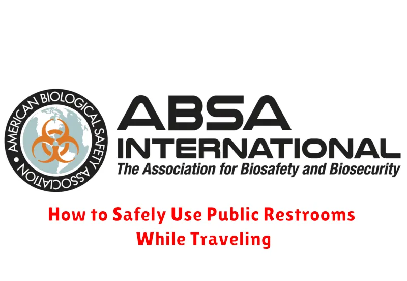 How to Safely Use Public Restrooms While Traveling