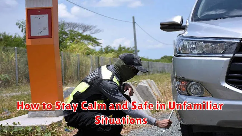 How to Stay Calm and Safe in Unfamiliar Situations